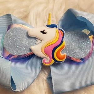 Unicorns hair bow